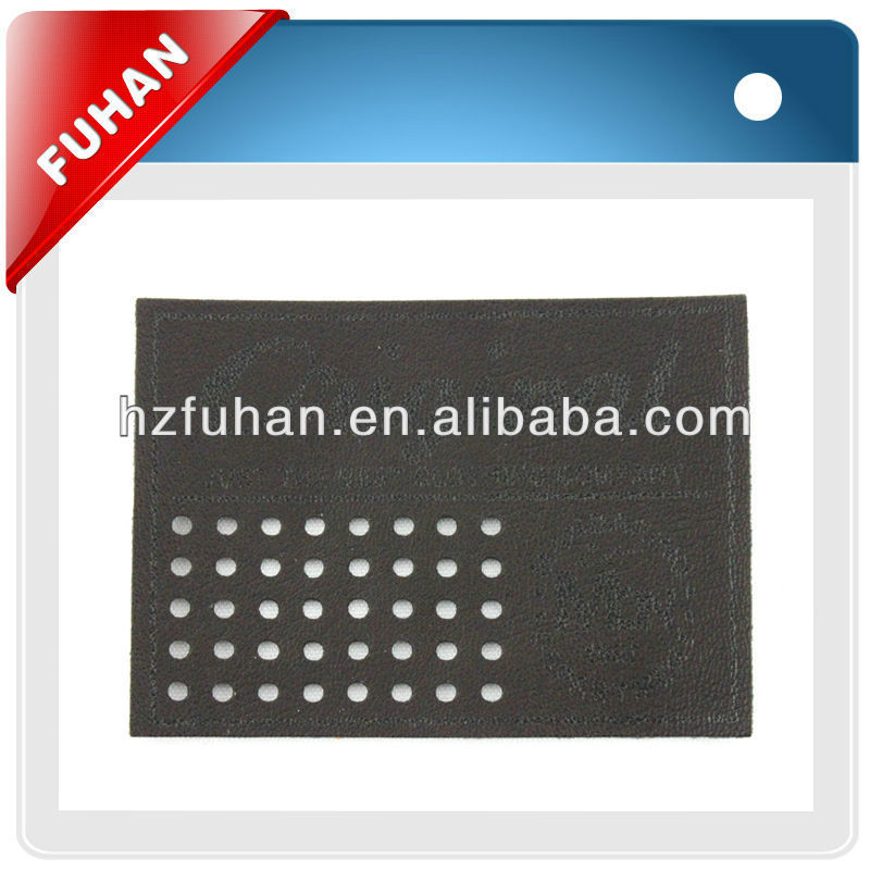 2013 Famous Brand High Quality Pattern leather patch
