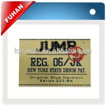 Direct Manufacturer garment hang tag and leather label design