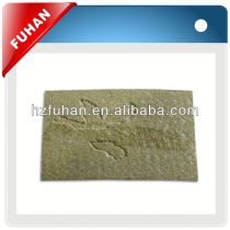 China directly factory produce machine embossed leather label