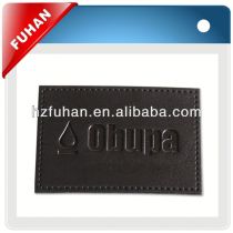 2013 Fashion Leader provide superior quality metal label with leather