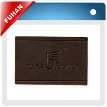 Leather Label with customized company logo