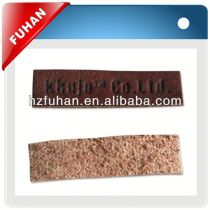 Custom new design and cheap price jeans leather patch labels