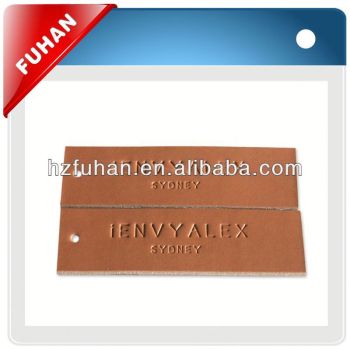Custom new design and cheap price leather jacket label