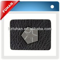 2014 newest fashionable leather patches for clothing