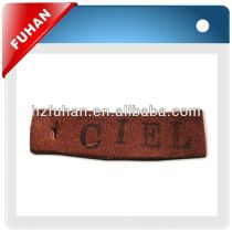 Customized leather label with metal logo