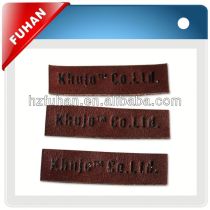 2014 Best Quality Leather Embroidery Patch