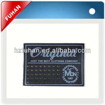 Welcome to custom 2014 newest leather label with metal logo