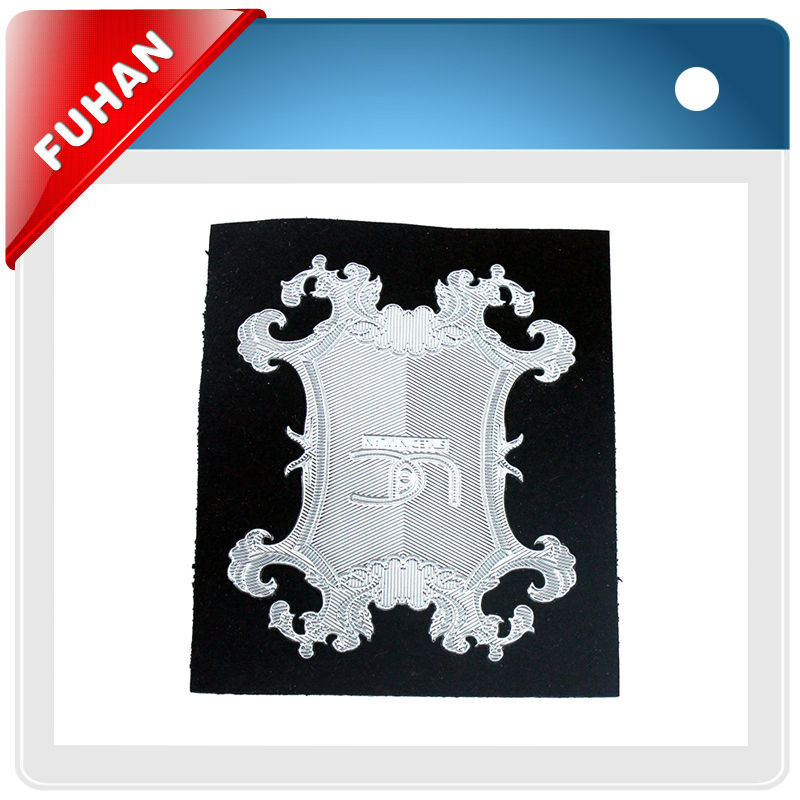 Customized High Quality Embossed Self Adhesive Leather Patch