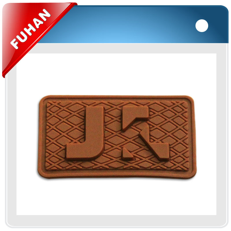No MOQ china wholesale customized brown leather patches