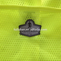 wholesale customized reflect light custom logo clothing pu leather patch