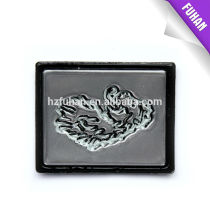 Durable leather patch with personal design