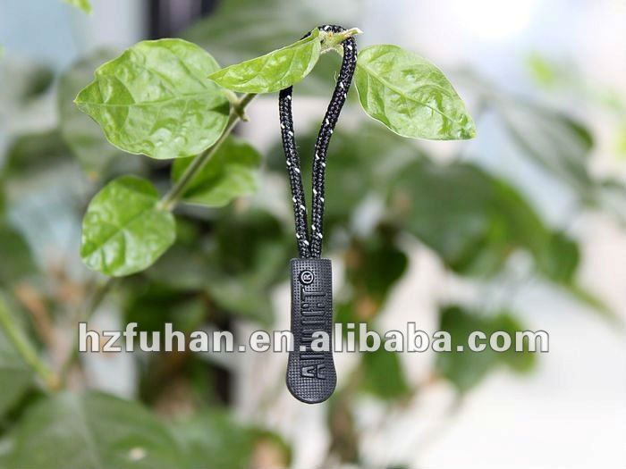 fasion black zipper puller for garment