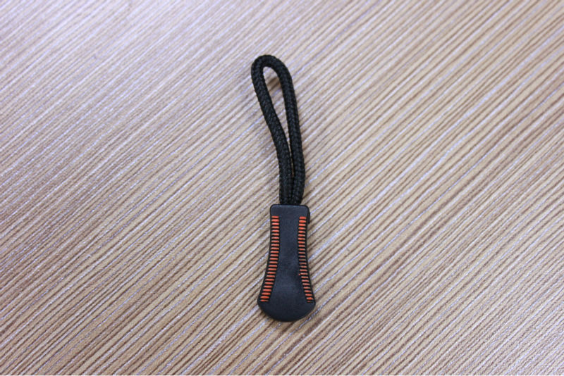 heart shape rubber leather zipper puller