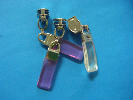 Colorful design custom plastic zipper puller