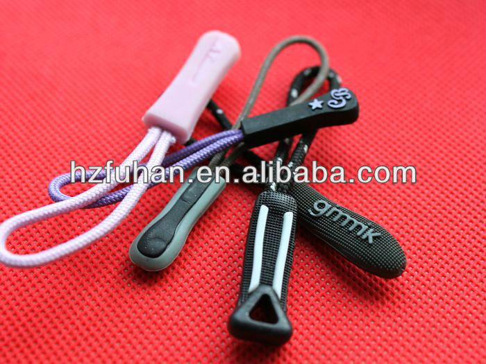 Ecofriendly silicon injection zipper slider for outdoor sportswear