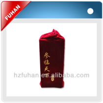 Luxury wooden gift box with red flannelette
