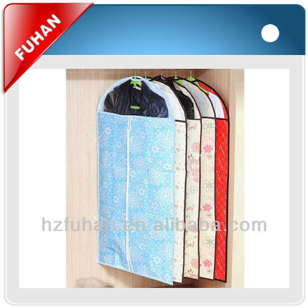 Colorful waterproof suit cover bag for garment