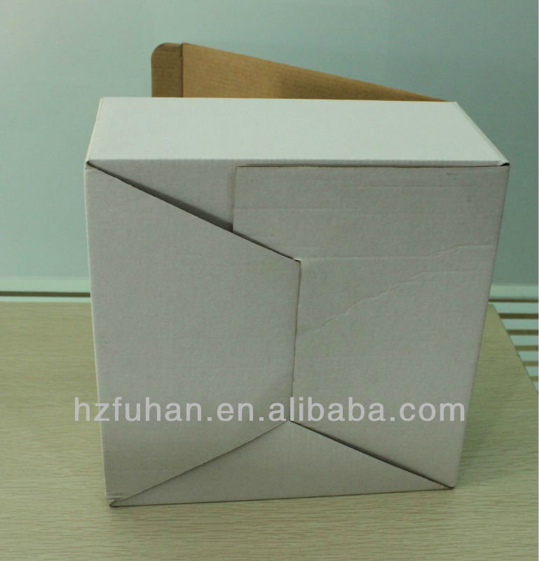 Packaging supplies box/folding white paper origami/shipping box
