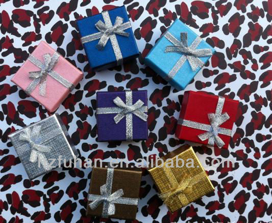 Customized ring box ,Pearl paper jewllery box