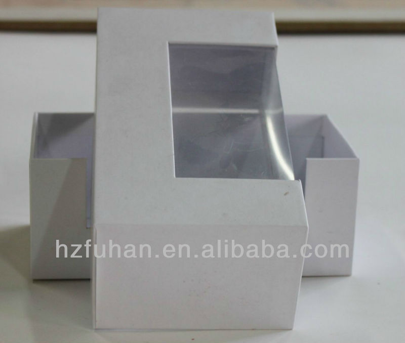 Luxury customized carboard box with transparent window