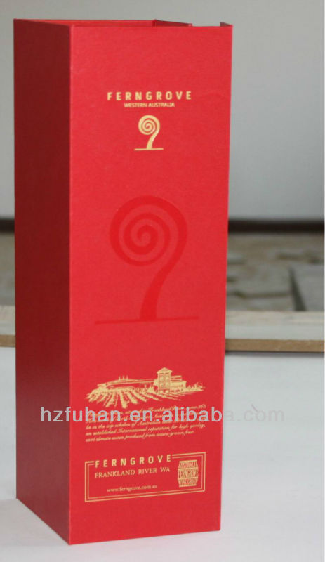 Luxury wine gift packing box with printing