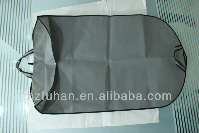 100g non-woven suit carrier bags for garment without zipper