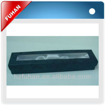Customized jewellry paper box with clear Pvc