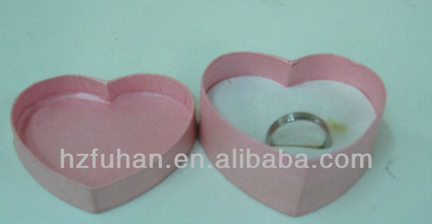 Customized jewellry paper box with clear Pvc