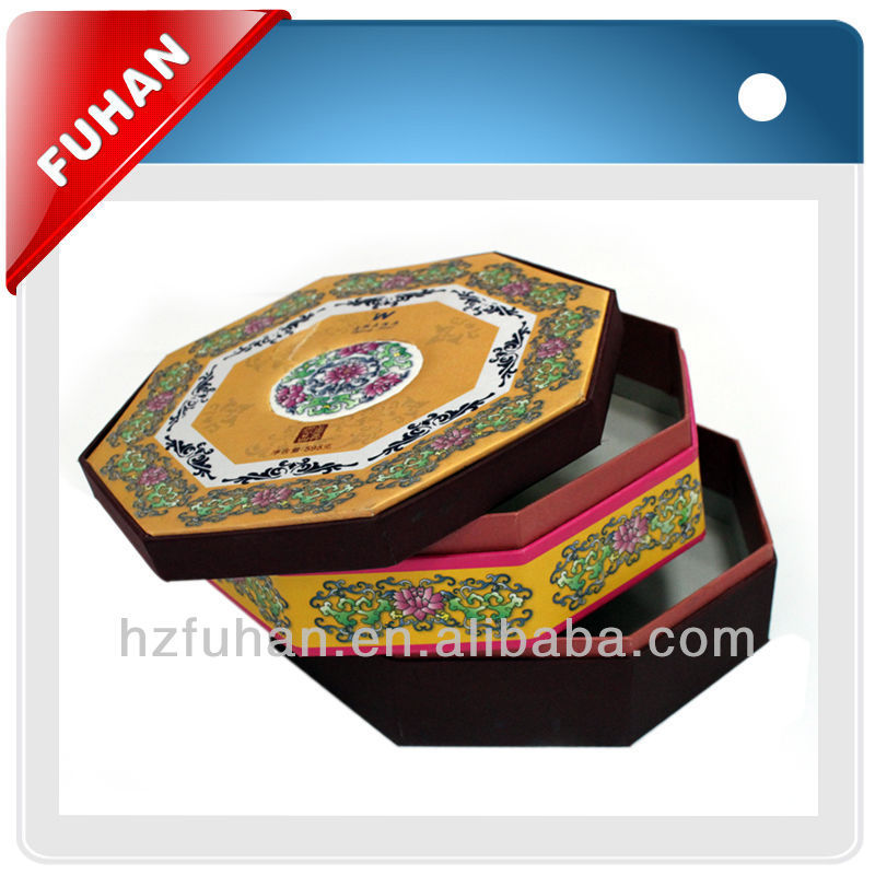 Various shaped cosmetic packaging box