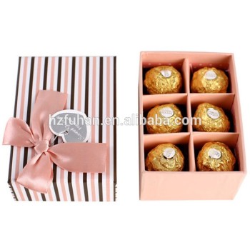 wholesale customized exquisite printing chocolate box packaging