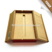 Fancy biodegradable brown paper shoes/t-shirt/jewelry packing box