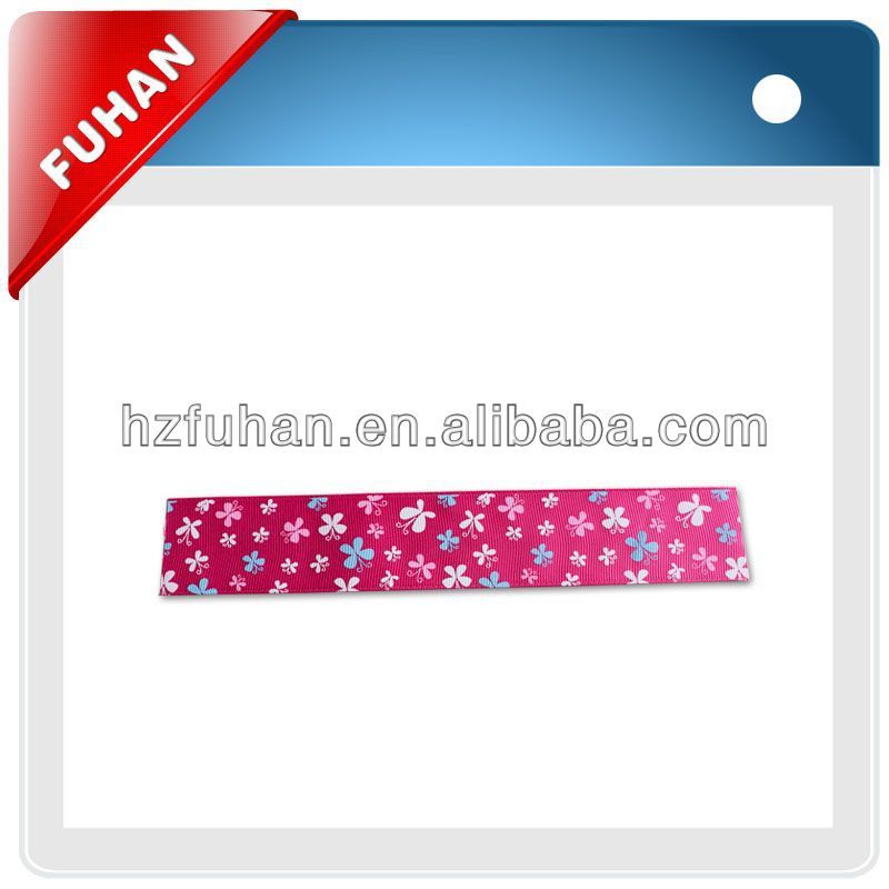 Wholesale custom factory direct screen printed ribbon