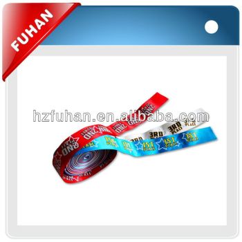 100% polyester with double face stitching edge satin ribbon