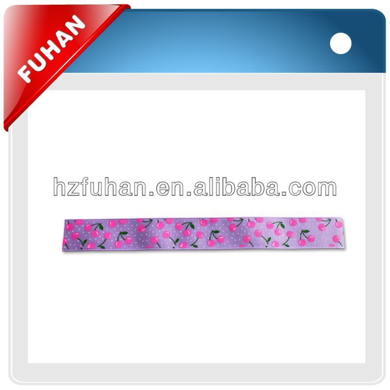 custom design silk ribbon