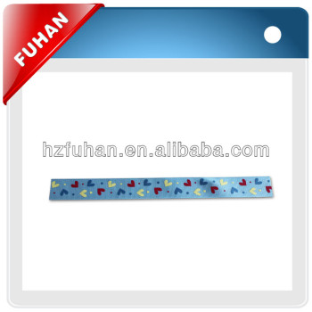 2014 customized minimum order quantity accepted satin ribbon with cutting