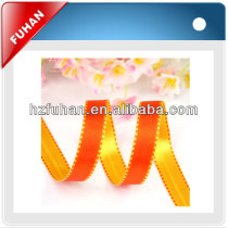 Wholesale Custom Gold Printed Logo Satin Ribbon