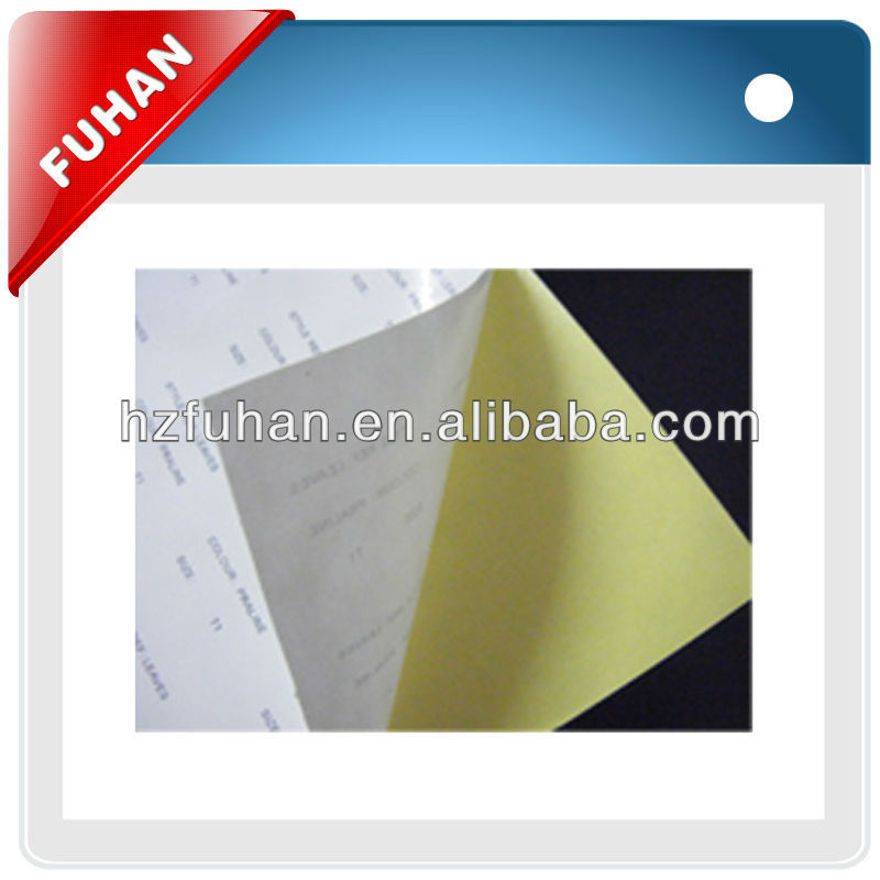 good quality labels/PP waterproof self adhesive sticker