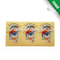 Best selling laminated paper sticker