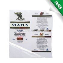 Newest product various adhesive care instruction label sticker