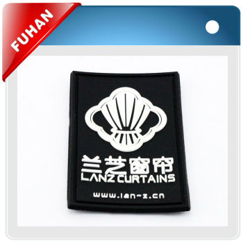 special logo rubber patch for shoes