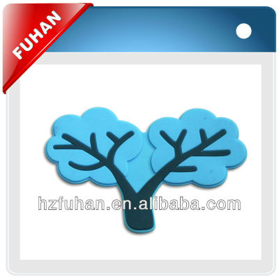 2013 cartoon lovely 3d rubber patch label