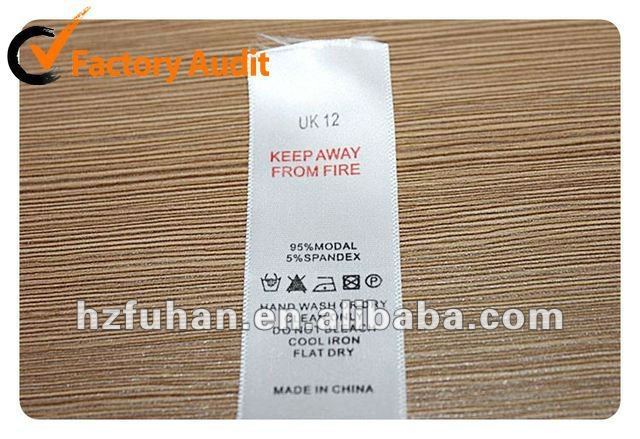 fashion gift box belt black single-face satin ribbon printed care label