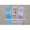 special and colorful non-woven care labels for 2012 clothes