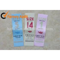 Colorful Washable Care labels for Garment