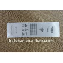 high quality polyester care label