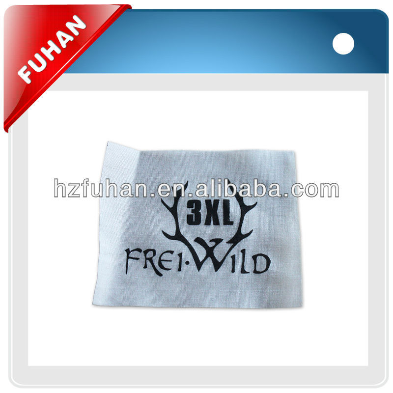 Cheap High Quality twill care label for clothes industry