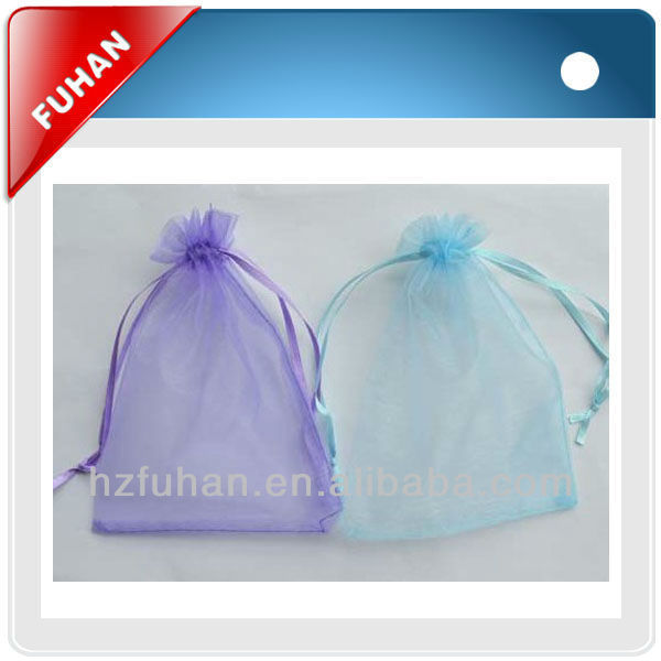 Customized drawstring packaging bags with lace