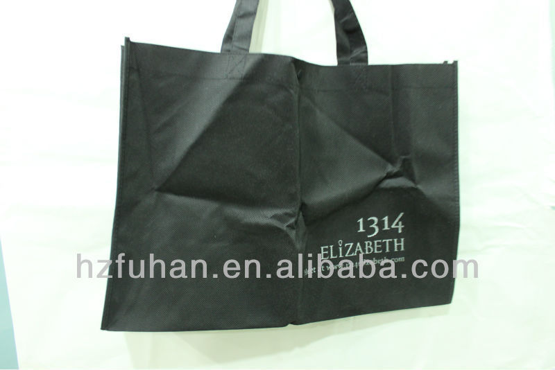 Fabric black non-woven bags /shopping packaging bag