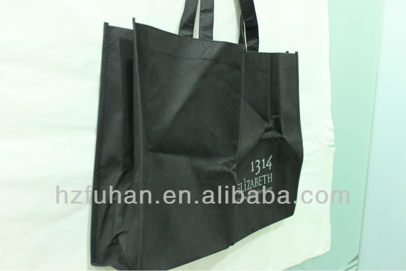 Fabric black non-woven bags /shopping packaging bag