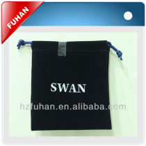 Cheap satin cloth drawing bags with pring logo